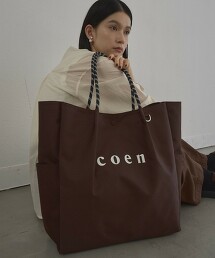 coen LOGO帆布托特包 L