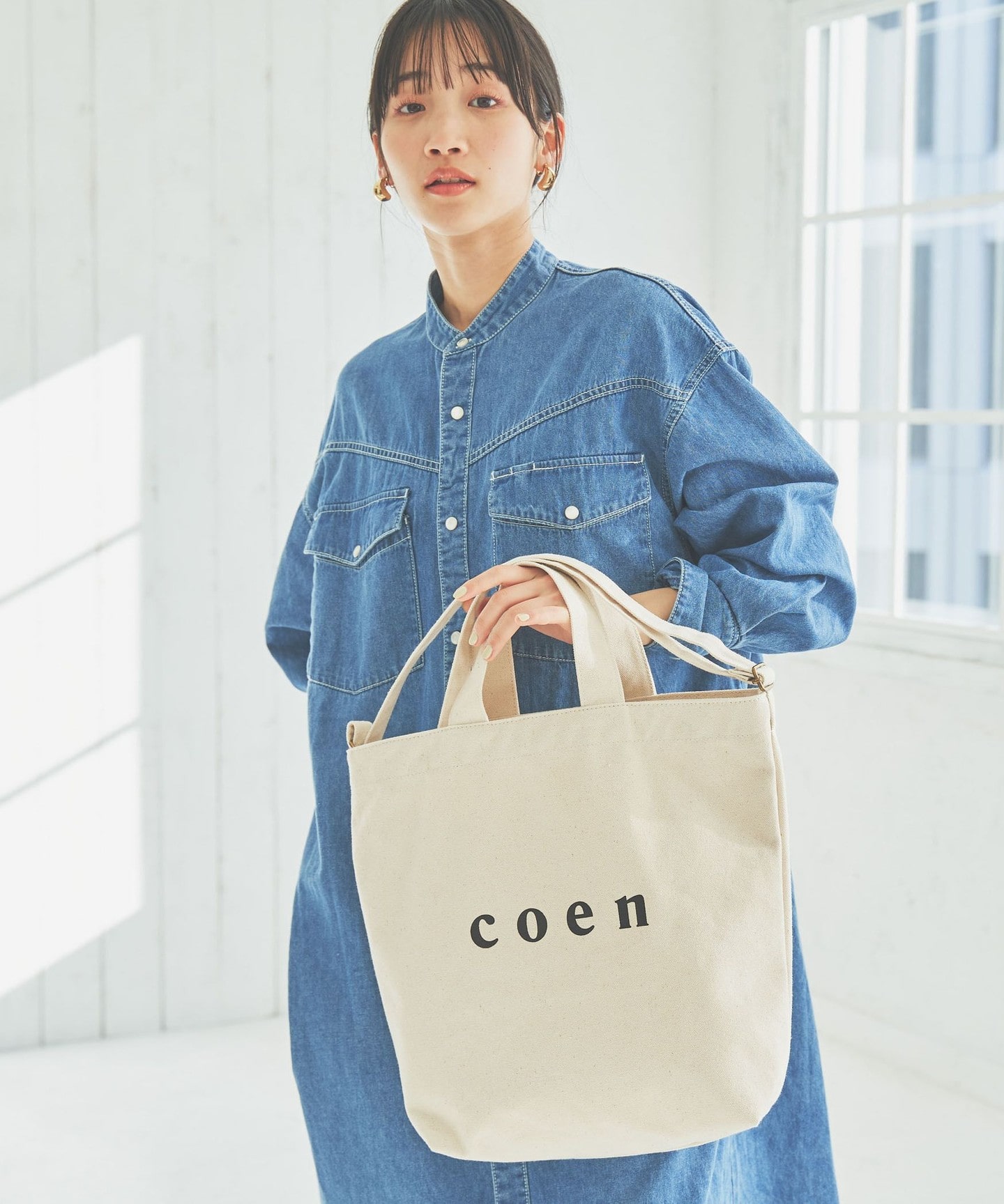 coen LOGO 兩用托特包2way TOTE｜coen｜UNITED ARROWS LTD. 官方購物網站