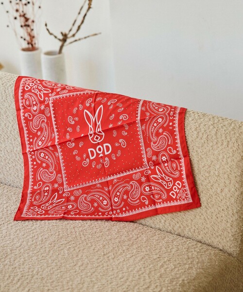 【預購】【DOD】印花方巾