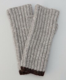 配色線條羅紋袖套