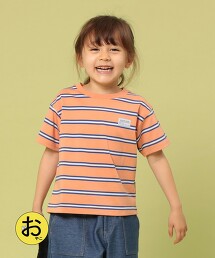 【coen KIDS/JUNIOR】多色橫條紋T恤