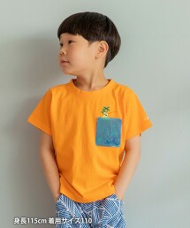 【coen KIDS/JUNIOR】PVC口袋T恤