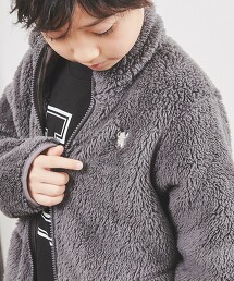 【coen KIDS】刷毛毛絨刷毛拉鍊夾克