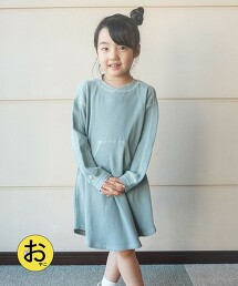 【coen KIDS/JUNIOR】袋鼠口袋 華夫格洋裝