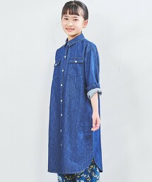 【ceon KIDS】西部丹寧洋裝