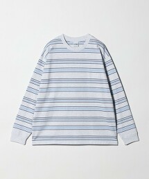 ＜CGS.＞有機棉橫條紋長袖T恤