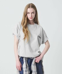 ＜CGS.＞有機棉圓領LOGO T恤