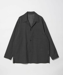 ＜Steven Alan＞ 羊毛格紋開領寬鬆襯衫