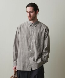 ＜Steven Alan＞ 有機棉格紋襯衫 LOOSE