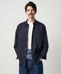 ＜Steven Alan＞細緻紗線斜紋標準領襯衫 NARROW