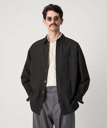＜Steven Alan＞ 後染府綢標準領襯衫 LOOSE