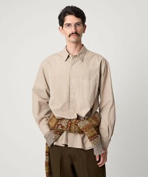 ＜Steven Alan＞ 後染府綢標準領襯衫 LOOSE