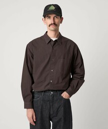 ＜Steven Alan＞ 後染府綢標準領襯衫 LOOSE