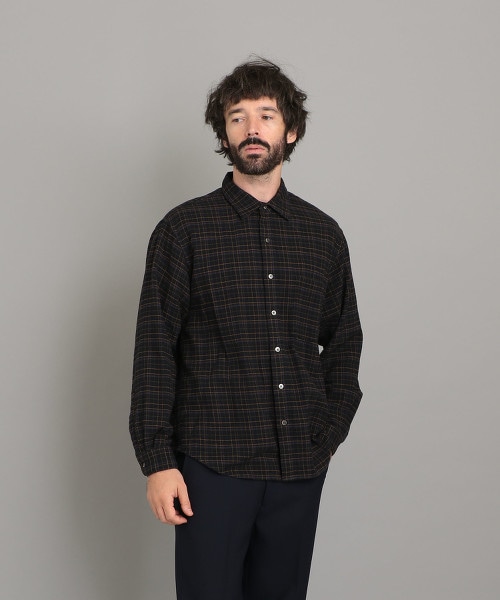 <Steven Alan> 21/ NEL CHECK REGULAR COLLAR SHIRT-NERD/襯衫
