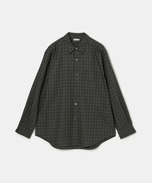 ＜Steven Alan＞法蘭絨漸層格紋標準領襯衫 NARROW 日本製