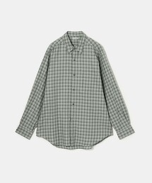 ＜Steven Alan＞法蘭絨漸層格紋標準領襯衫 NARROW 日本製