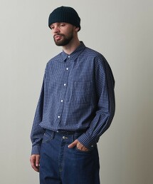 ＜Steven Alan＞ SOKTAS CHECK REGULAR COLLAR SHIRT -LOOSE/襯衫 日本製