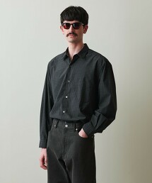 ＜Steven Alan＞ 漸層格紋標準領襯衫 LOOSE 日本製