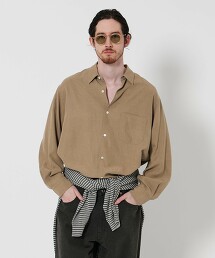 ＜Steven Alan＞竹節紗標準領襯衫 LOOSE 日本製