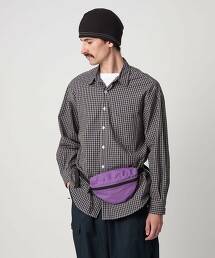 ＜Steven Alan＞ 消光格紋反縫襯衫 LOOSE