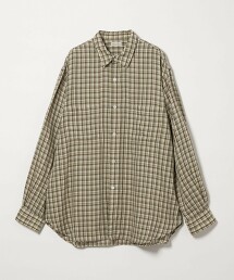 ＜Steven Alan＞ 平紋緯編布格紋標準領襯衫 LOOSE