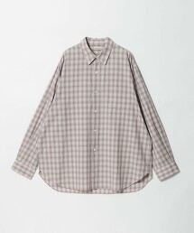 ＜Steven Alan＞ 漸層格紋標準領襯衫 LOOSE