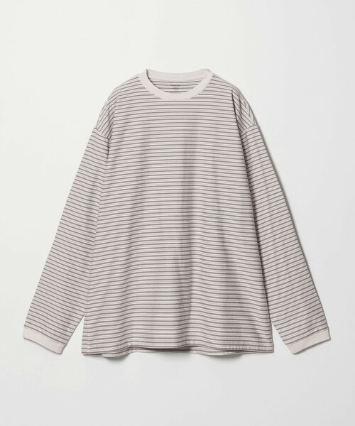 ＜Steven Alan＞ 有機棉拼色橫條紋長袖T恤 BOLD