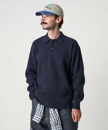 ＜Steven Alan＞澳洲小羊毛POLO領針織 NARROW