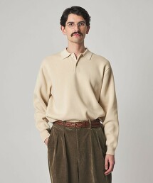 ＜Steven Alan＞ 米蘭羅紋POLO領針織