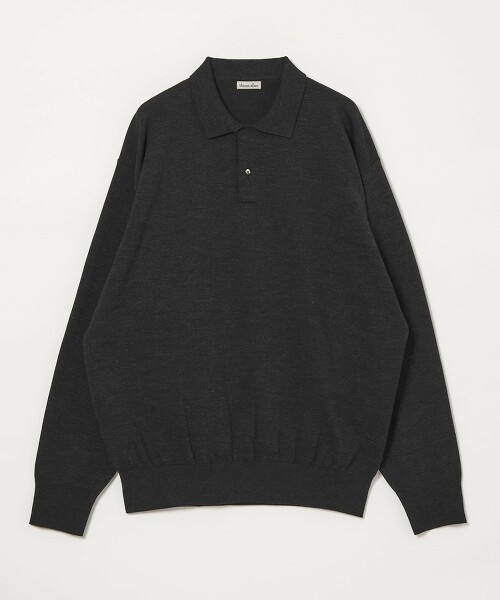 ＜Steven Alan＞ 混色羊毛開領2B針織POLO衫
