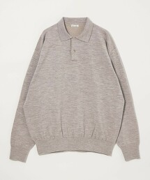 ＜Steven Alan＞ 混色羊毛開領2B針織POLO衫