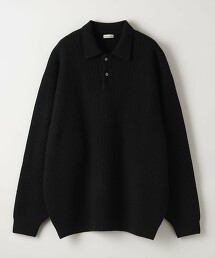 ＜Steven Alan＞ 澳洲羊毛POLO針織衫 LOOSE