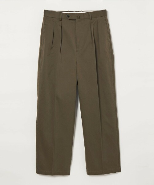 ＜Steven Alan＞ West Point Nidom加工雙內褶禮服長褲