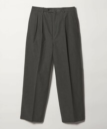 ＜Steven Alan＞ 輕盈厚棉布雙內褶西裝長褲 II