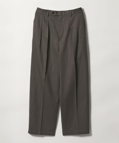＜Steven Alan＞ 棉亞麻雙內褶禮服長褲 半鬆緊