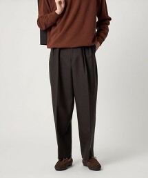 ＜Steven Alan＞羊毛牛津內打摺禮服長褲