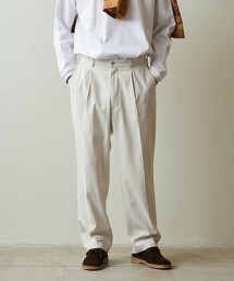 ＜Steven Alan＞ 牛津布單打摺西裝褲