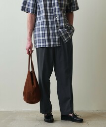 ＜Steven Alan＞ 牛津布單打摺西裝褲