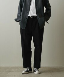 ＜Steven Alan＞ 輕盈厚棉布打摺禮服長褲