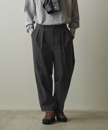 ＜Steven Alan＞ 輕盈厚棉布打摺禮服長褲