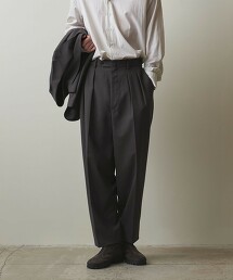 ＜Steven Alan＞ 交織斜紋打摺禮服長褲