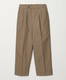 ＜Steven Alan＞ 後染高捻棉內打摺禮服長褲