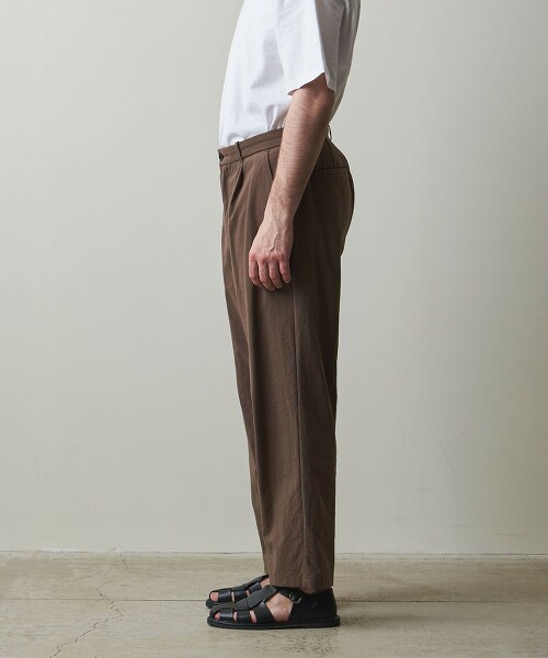 Steven Alan＞ NYLON/OX SUPER BAGGY TAPERED PANTS/褲子｜outlet 