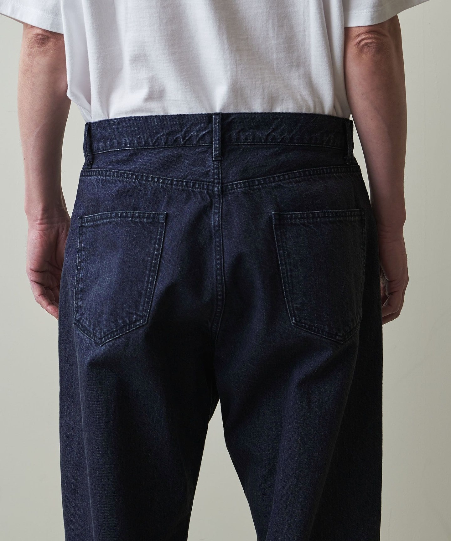 Steven Alan＞ 12oz DENIM 5P BAGGY TAPERED PANTS/丹寧褲｜outlet