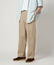 ＜Steven Alan＞ 高捻棉斜紋軍風無摺長褲