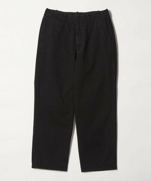 ＜Steven Alan＞ 斜紋後染軍風無摺長褲