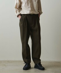 ＜Steven Alan＞ COOKIE/CLT 2PLEATED MORE TAPERED PANTS/褲子