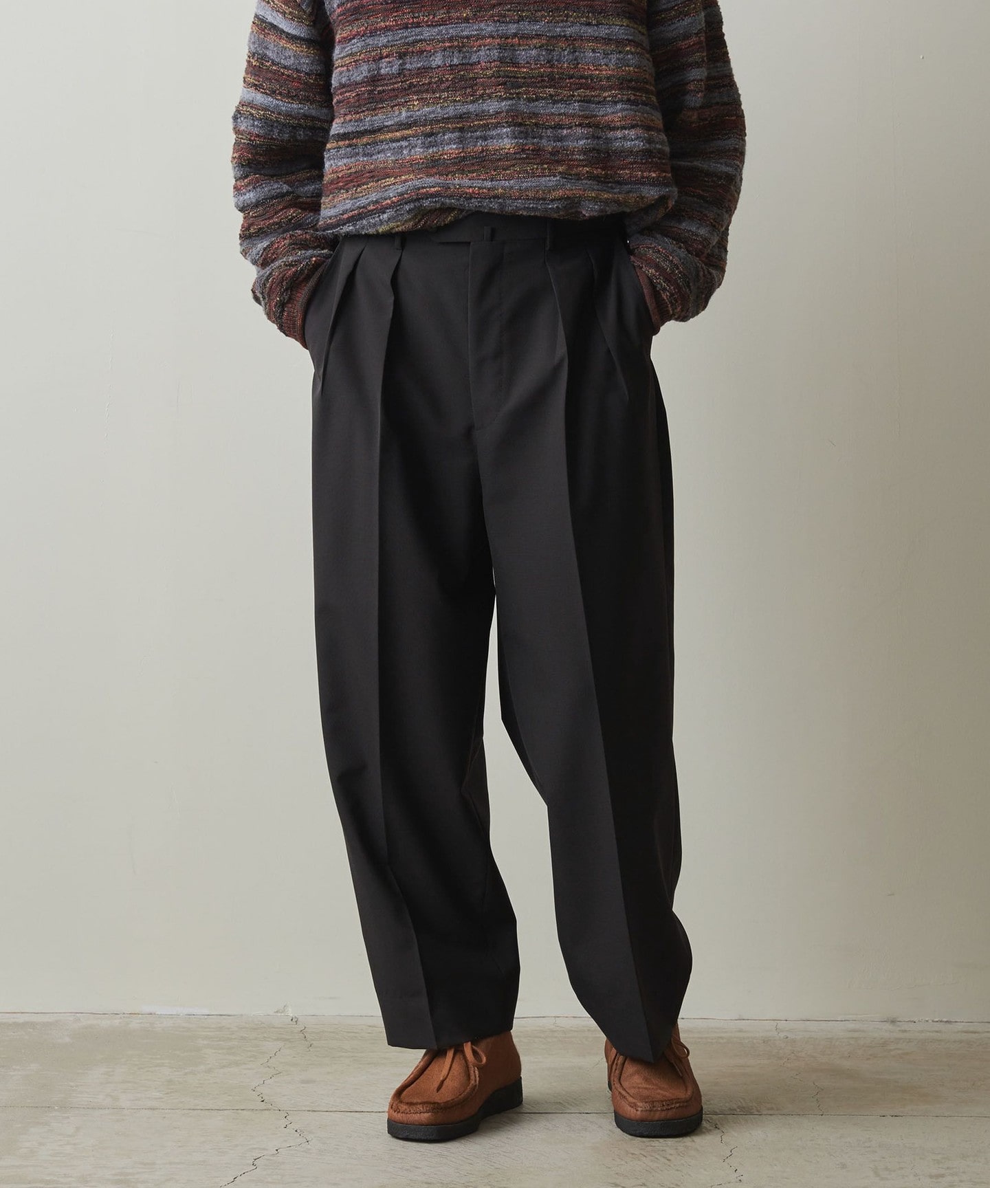 Steven Alan＞ FITECOM IN2PLEATED DRESS TROUSERS/褲子｜STEVEN ALAN