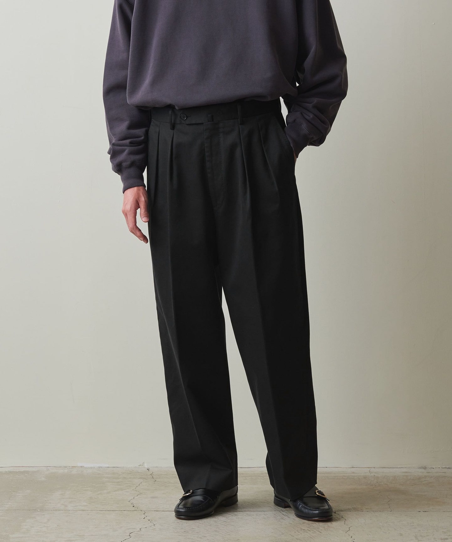 Steven Alan＞ NDM IN2PLEATED DRESS TROUSERS/褲子｜STEVEN