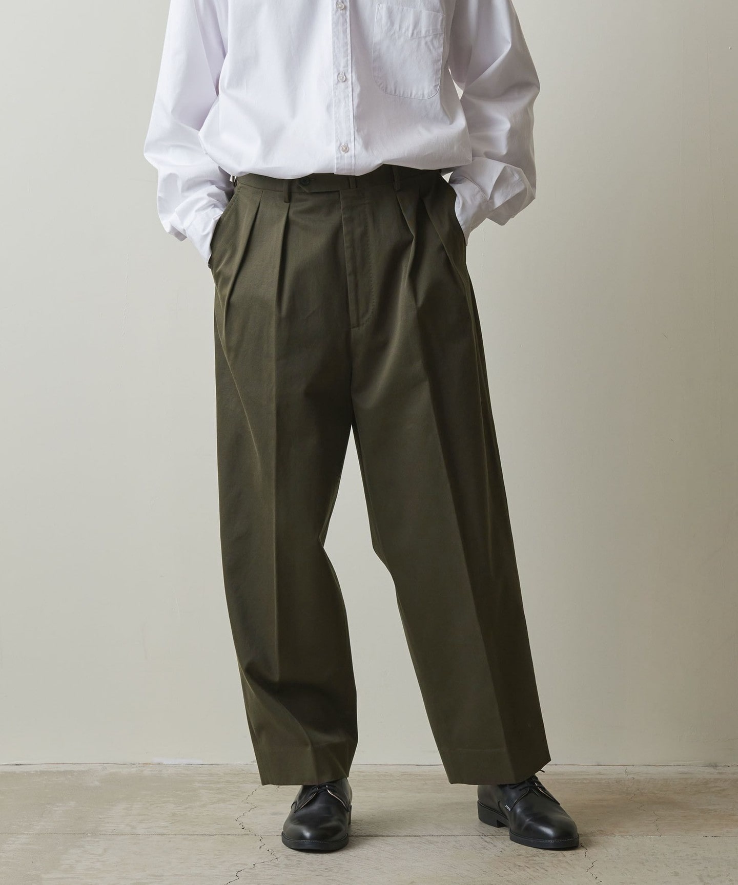 Steven Alan＞ NDM IN2PLEATED DRESS TROUSERS/褲子｜STEVEN ALAN